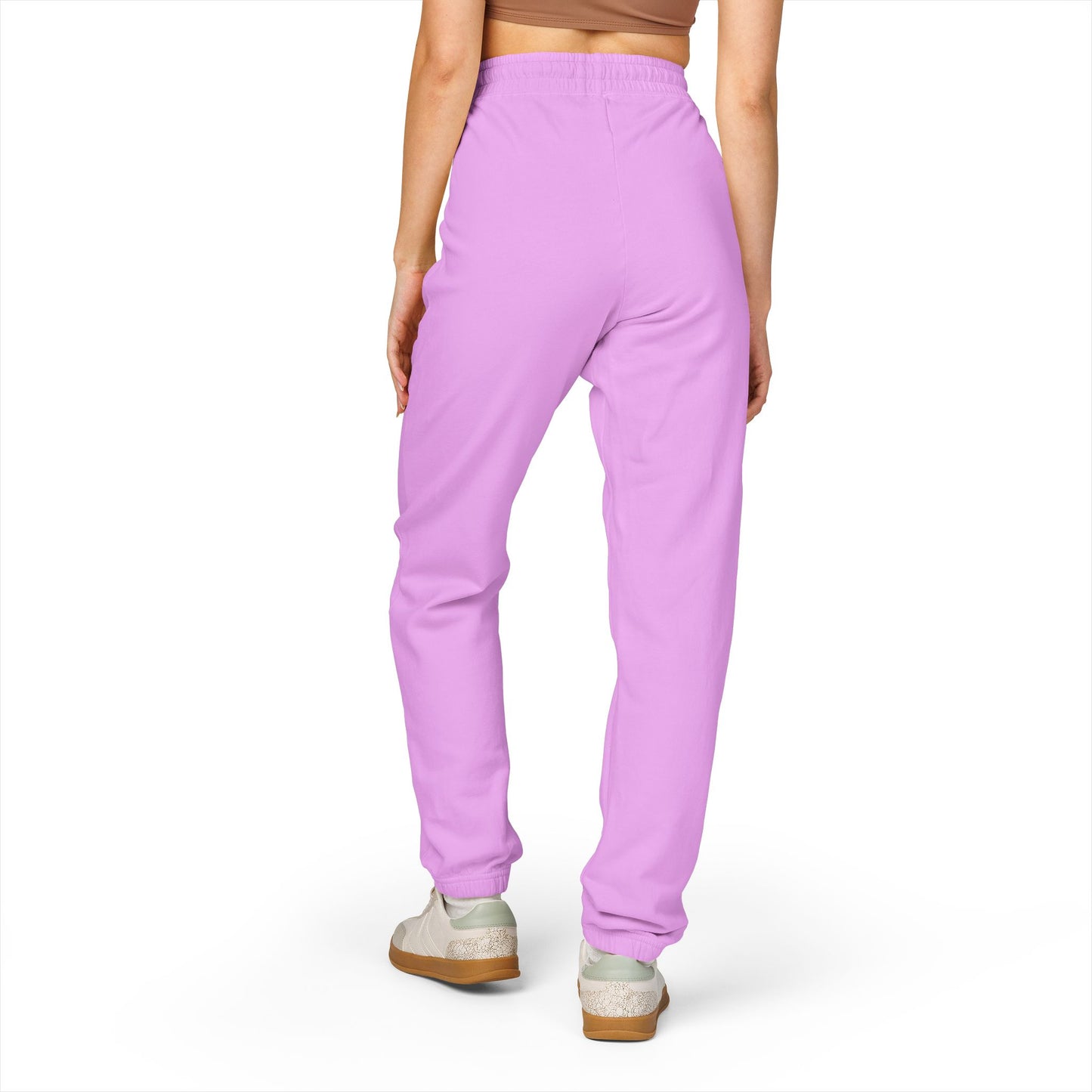 Comfortable Garment-Dyed Fleece Sweatpants with 'REVEL' Print, Unisex Lounge Wear, Perfect for Cozy Days, Gifts, Homewear, Relaxation