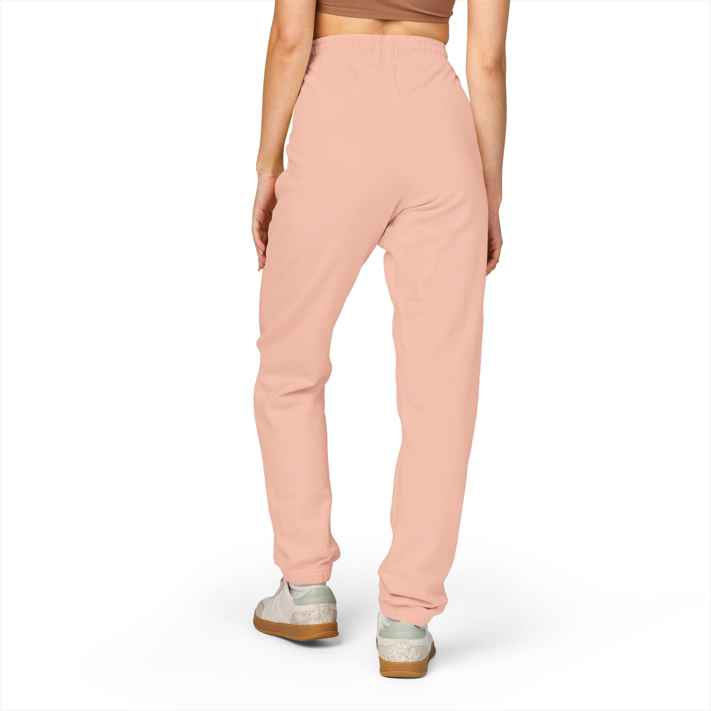 Comfortable Garment-Dyed Fleece Sweatpants with 'REVEL' Print, Unisex Lounge Wear, Perfect for Cozy Days, Gifts, Homewear, Relaxation