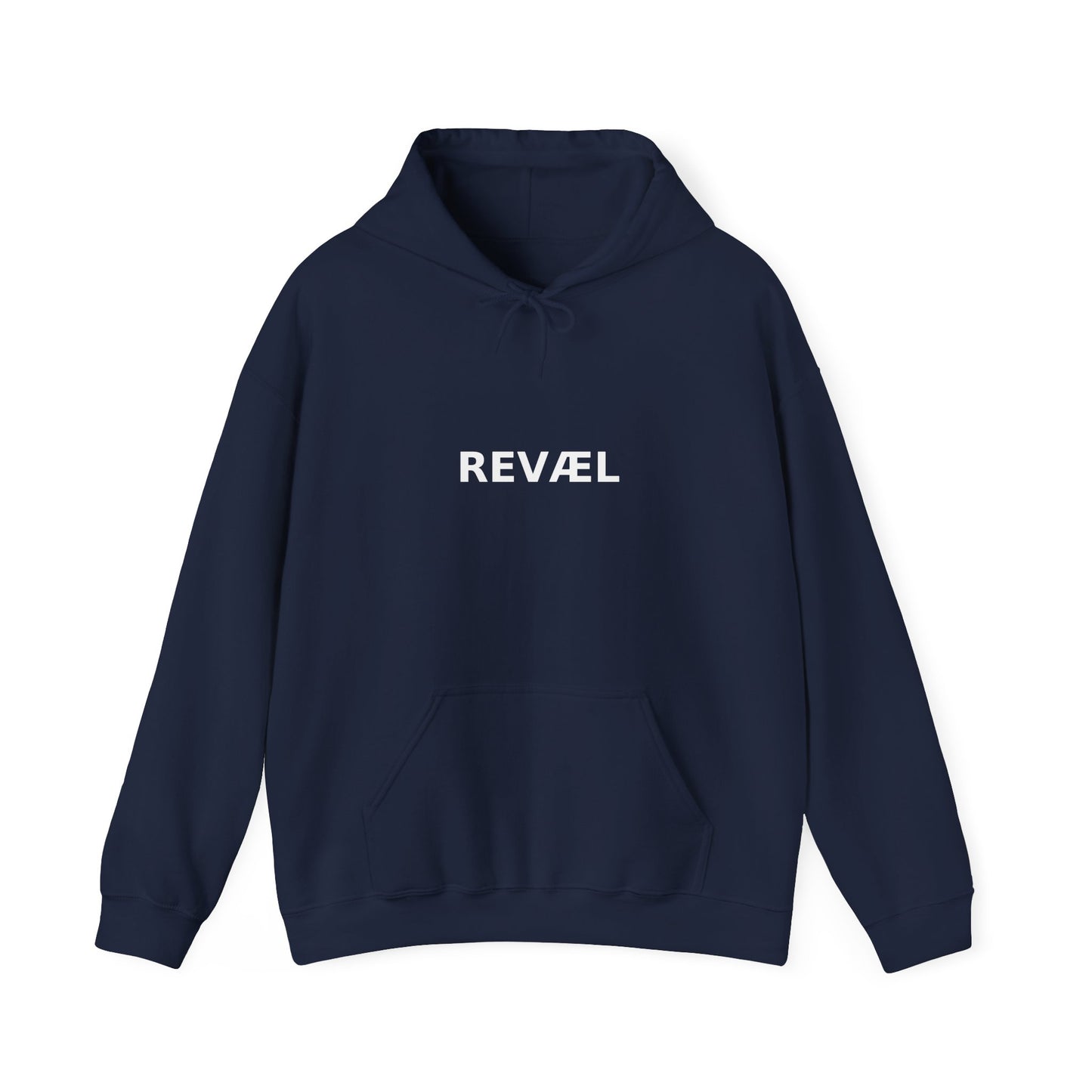 Minimalist "REVEAEL" Hooded Sweatshirt, Cozy Unisex Hoodie for Casual Outfits, Gift for Birthdays, Holidays, Self-Expression, Streetwear