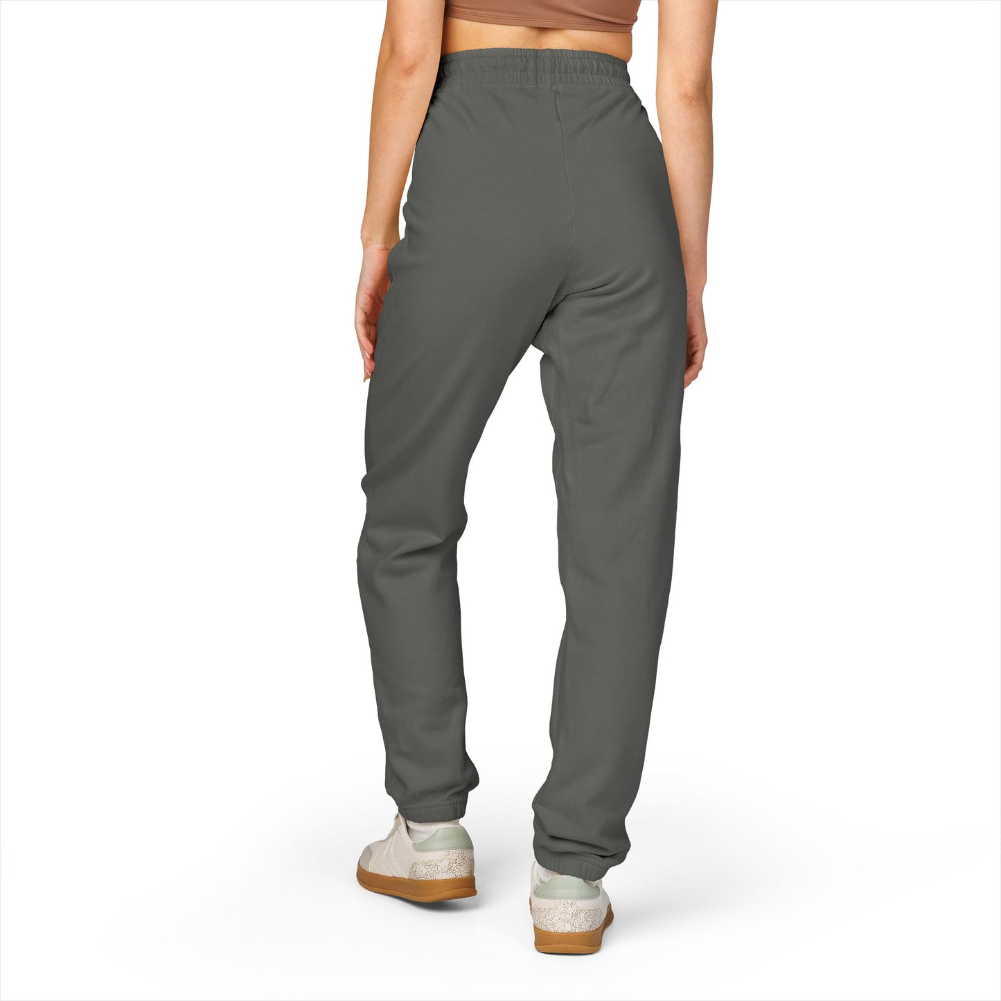 Comfortable Garment-Dyed Fleece Sweatpants with 'REVEL' Print, Unisex Lounge Wear, Perfect for Cozy Days, Gifts, Homewear, Relaxation