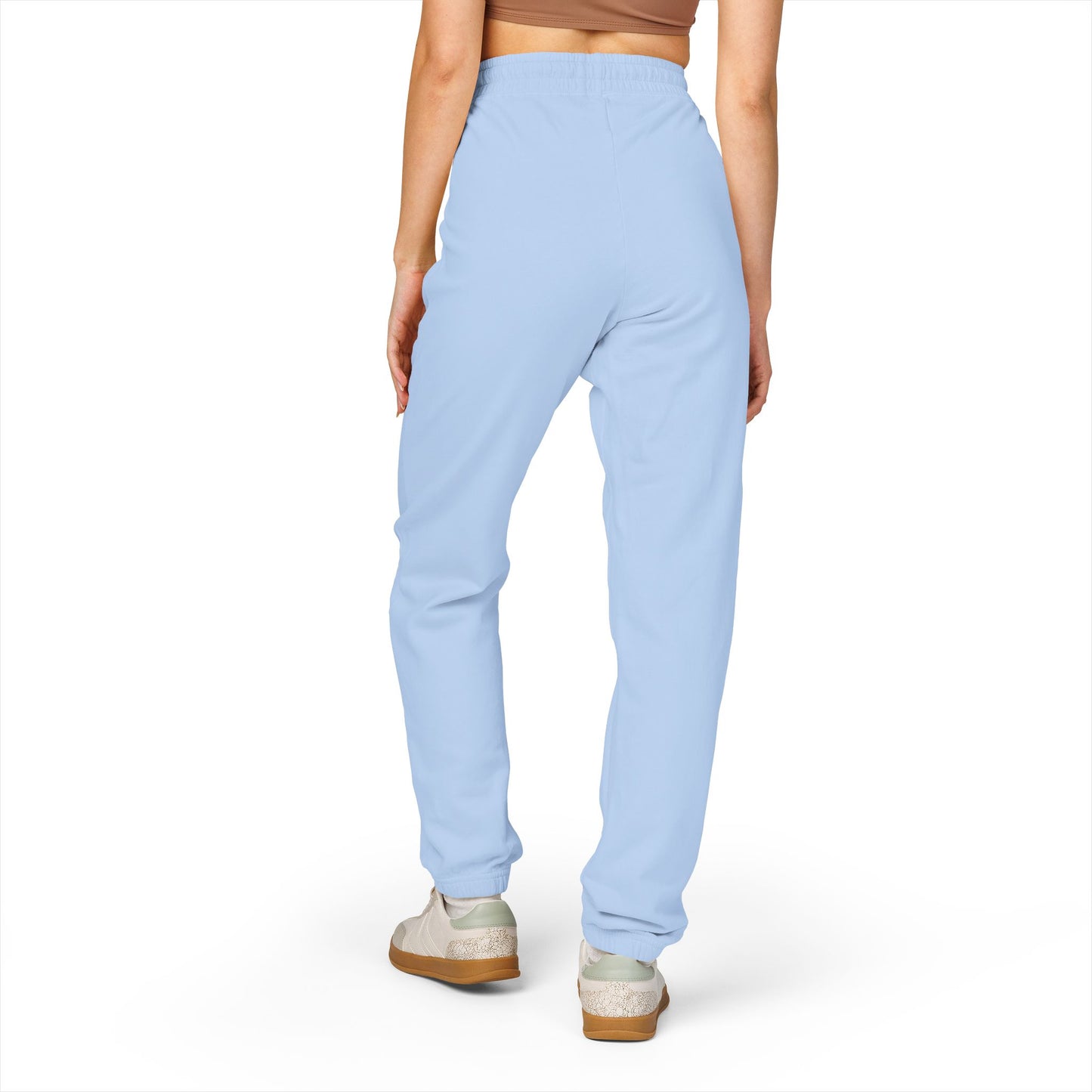 Comfortable Garment-Dyed Fleece Sweatpants with 'REVEL' Print, Unisex Lounge Wear, Perfect for Cozy Days, Gifts, Homewear, Relaxation