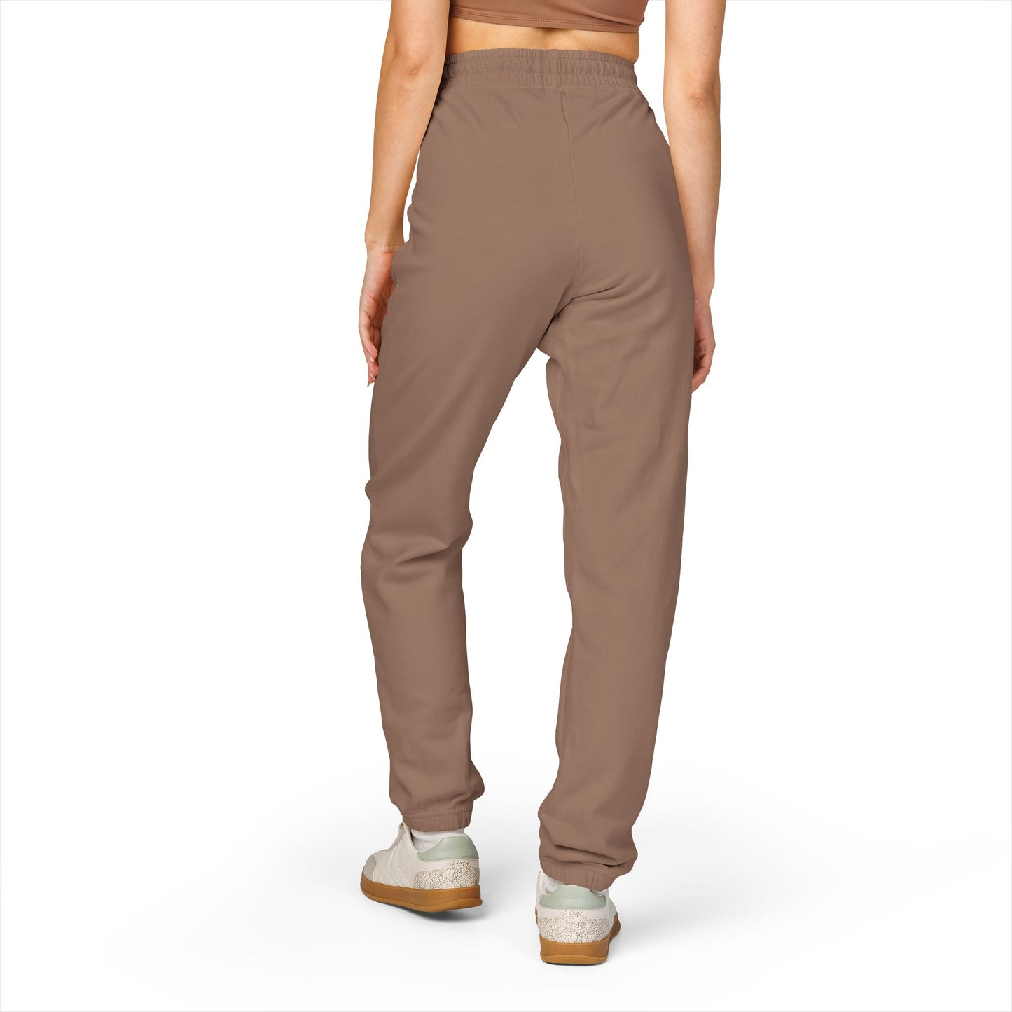 Comfortable Garment-Dyed Fleece Sweatpants with 'REVEL' Print, Unisex Lounge Wear, Perfect for Cozy Days, Gifts, Homewear, Relaxation