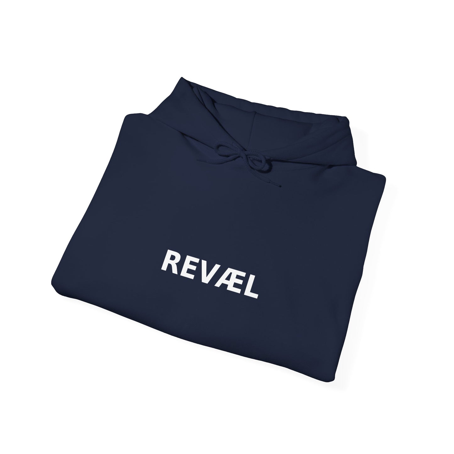 Minimalist "REVEAEL" Hooded Sweatshirt, Cozy Unisex Hoodie for Casual Outfits, Gift for Birthdays, Holidays, Self-Expression, Streetwear