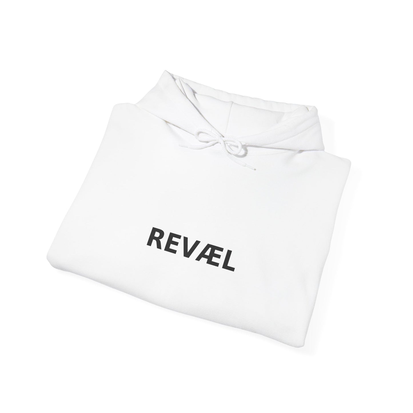 Minimalist "REVEAEL" Hooded Sweatshirt, Cozy Unisex Hoodie for Casual Outfits, Gift for Birthdays, Holidays, Self-Expression, Streetwear