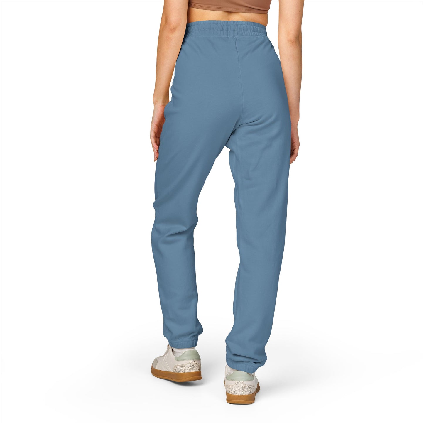 Comfortable Garment-Dyed Fleece Sweatpants with 'REVEL' Print, Unisex Lounge Wear, Perfect for Cozy Days, Gifts, Homewear, Relaxation