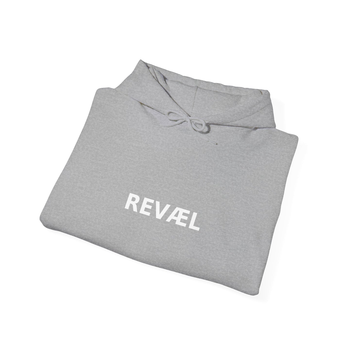 Minimalist "REVEAEL" Hooded Sweatshirt, Cozy Unisex Hoodie for Casual Outfits, Gift for Birthdays, Holidays, Self-Expression, Streetwear